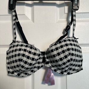 NWT Savage X Fenty Gingham Remix Low-Cut Balconette Bra